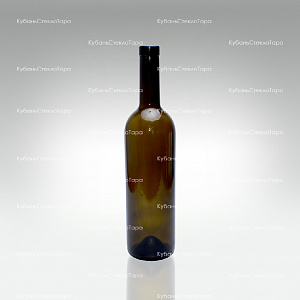 Бутылка 0,750 Бордо оливковая  (20/21/23) стекло оптом и по оптовым ценам в Екатеринбурге