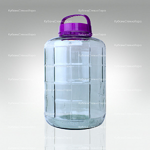 Бутыль (банка) стеклянный "фиолетовая" 20 л оптом и по оптовым ценам в Екатеринбурге