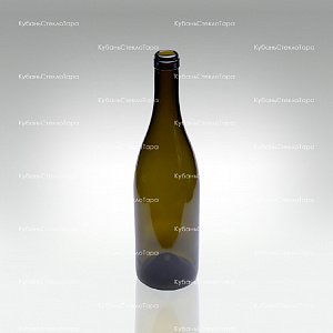 Бутылка 0,750 Бургундия оливковая (20/21/23) стекло оптом и по оптовым ценам в Екатеринбурге