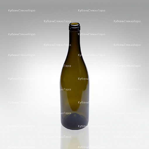 Бутылка 0,750 Бургундия оливковая (20/21/23) стекло оптом и по оптовым ценам в Екатеринбурге