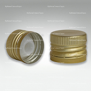 Колпачок алюминиевый с резьбой (31,5*24) с дозатором золото в Екатеринбурге оптом и по оптовым ценам