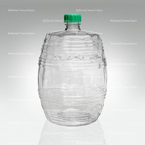 Бутыль 10,0 л Бочонок (прозрачный) стеклянный оптом и по оптовым ценам в Екатеринбурге