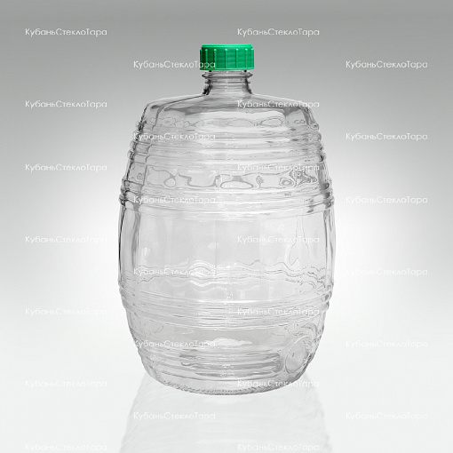 Бутыль 10,0 л Бочонок (прозрачный) стеклянный оптом и по оптовым ценам в Екатеринбурге