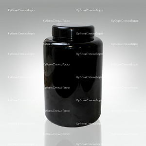 Банка 3 л (100) пластик черная с крышкой (Б-Ч-3000) оптом и по оптовым ценам в Екатеринбурге