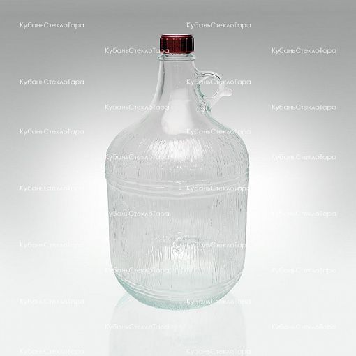 Винная бутылка 5 л "Дария" стекло с крышкой (38) оптом и по оптовым ценам в Екатеринбурге