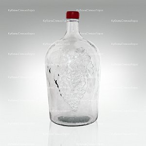 Винная бутылка 5 л (38) стекло с крышкой оптом и по оптовым ценам в Екатеринбурге