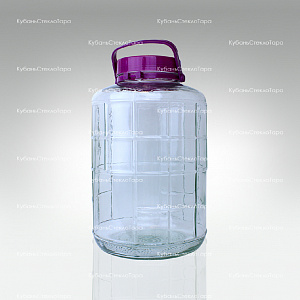 Бутыль (банка) стеклянный "фиолетовая" 16 л оптом и по оптовым ценам в Екатеринбурге