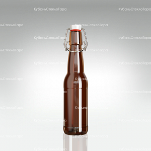 Бутылка «Бугельная» 0,330 л. (Коричневая) стеклянная с пробкой оптом и по оптовым ценам в Екатеринбурге