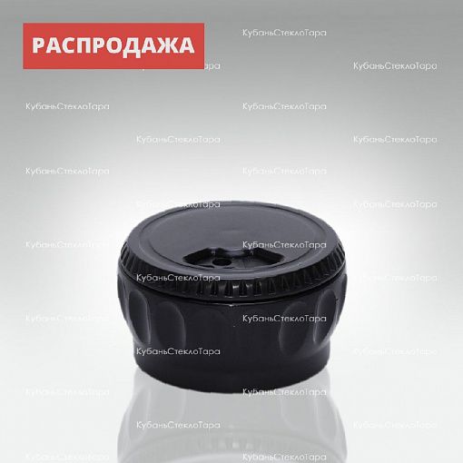 Крышка-дозатор для специй (38) черная   оптом и по оптовым ценам в Екатеринбурге