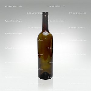 Бутылка 0,750 Бордо оливковая (П-29-А4) стекло оптом и по оптовым ценам в Екатеринбурге