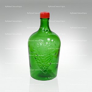 Винная бутылка 3 л (38) зеленая стекло оптом и по оптовым ценам в Екатеринбурге
