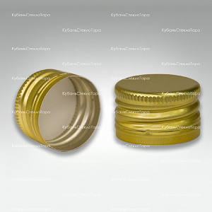 Колпачок алюминиевый с резьбой (28*18) золото в Екатеринбурге оптом и по оптовым ценам