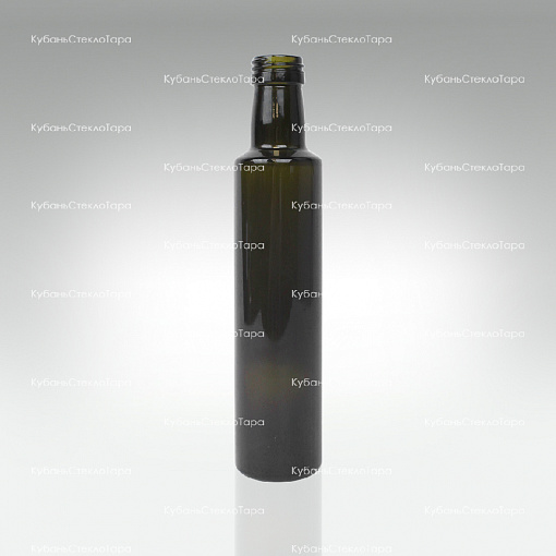 Бутылка 0,250  (31,5)"DORIKA" оливковая стекло оптом и по оптовым ценам в Екатеринбурге