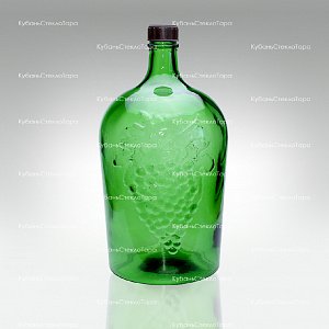 Винная бутылка 5 л (38) зеленая стекло оптом и по оптовым ценам в Екатеринбурге