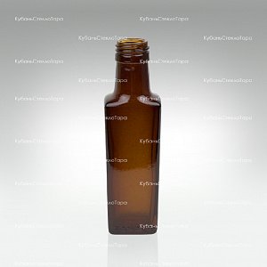 Бутылка 0,100  Гранит ВИНТ (28) Коричневая стекло оптом и по оптовым ценам в Екатеринбурге